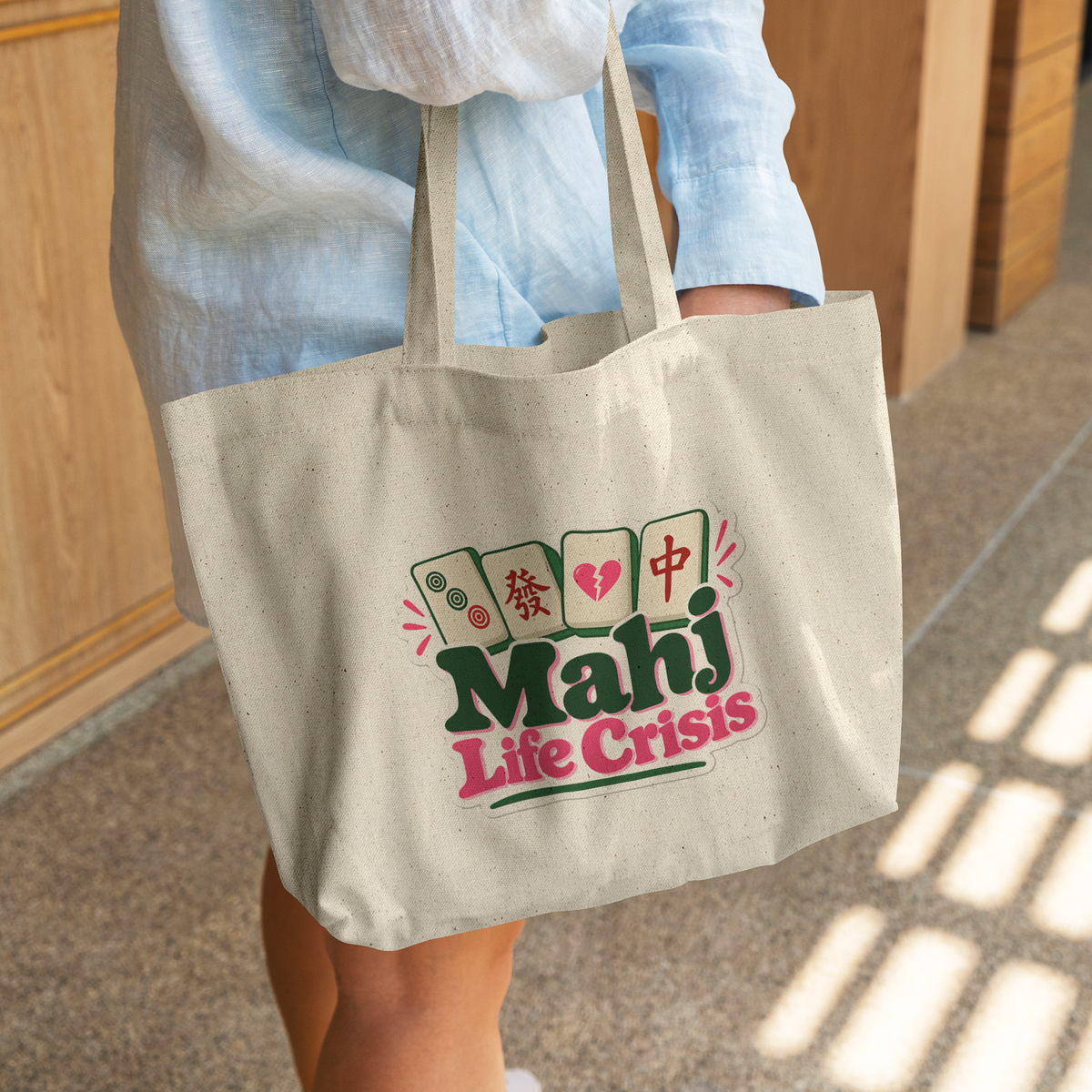Mah_Jongg_Tote__Mahj_Life_Crisis_CottonTote_L_WomanDigging_Mockup.png_16211426
